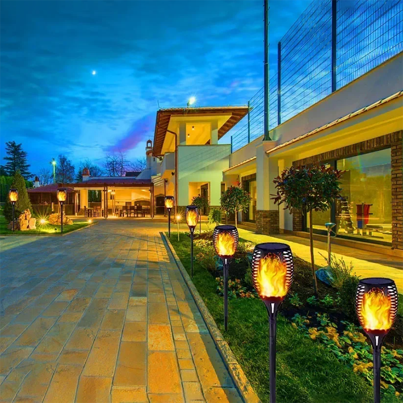 12LED Solar Flame Torch Light - The Grand Bazaar of Australia