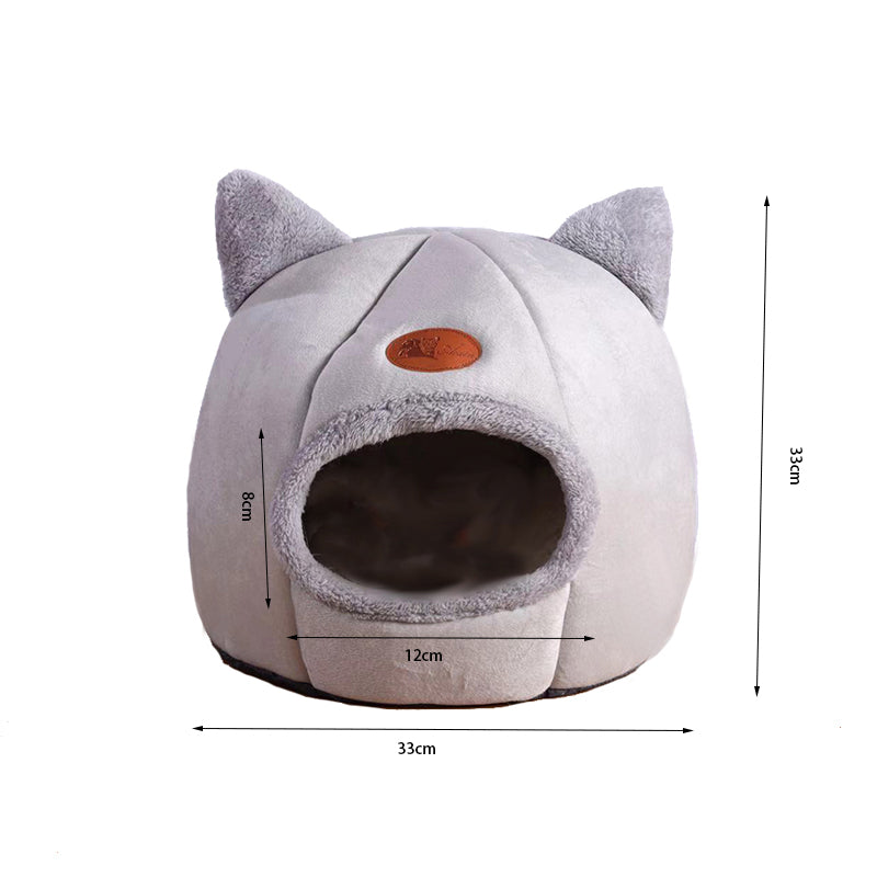 Deep Sleep Comfort In Winter Cat Tent Cozy Cave Nest - The Grand Bazaar of Australia