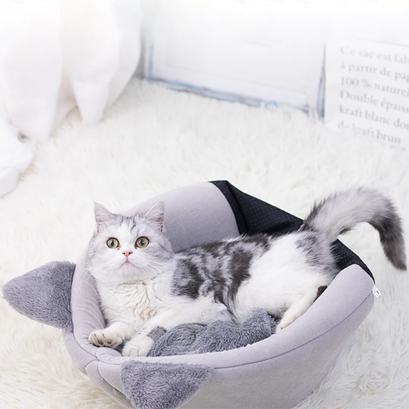Deep Sleep Comfort In Winter Cat Tent Cozy Cave Nest - The Grand Bazaar of Australia