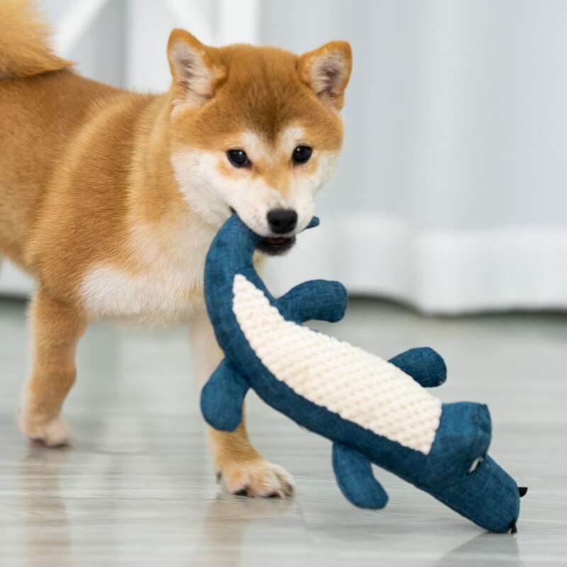 Interactive Plush Alligator Chew Toy for Dogs - The Grand Bazaar of Australia