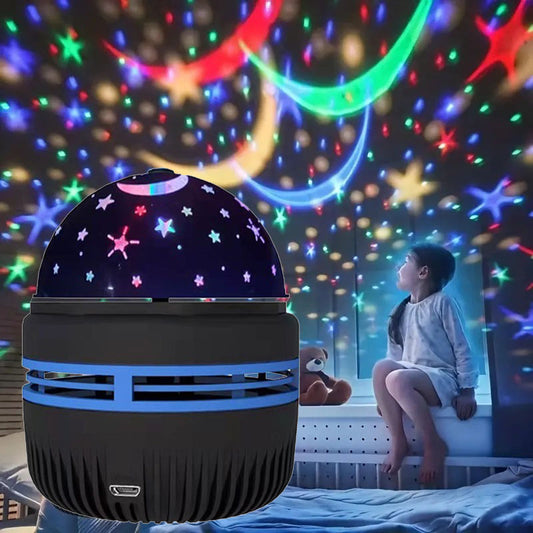 7-Colors Patterns Star Galaxy Projector Night Light - The Grand Bazaar of Australia