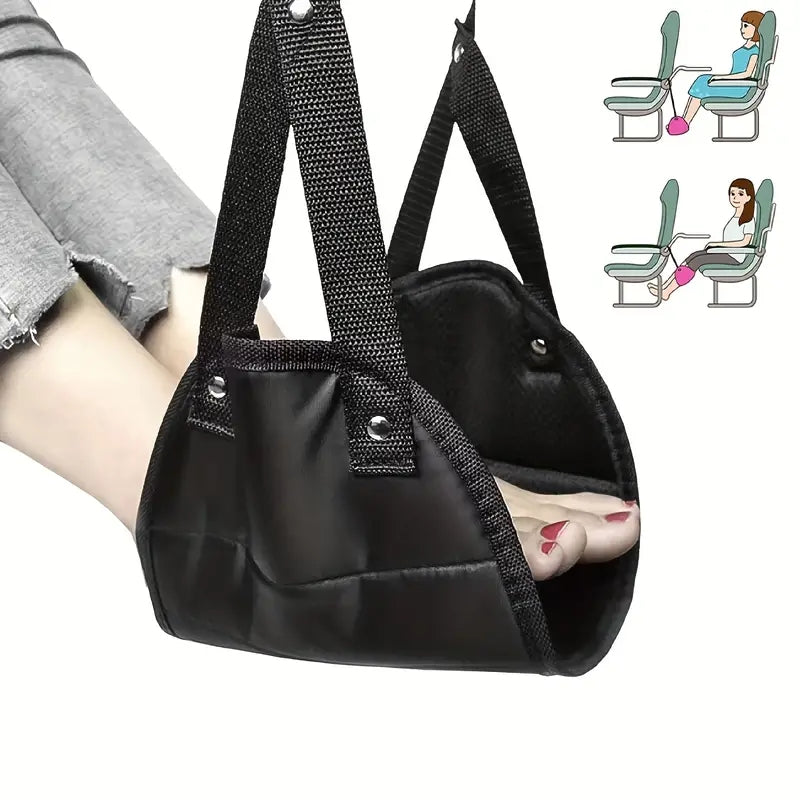 Office Hanging Adjustable Simple Leg Hammock Travel Rest Foot Pad - The Grand Bazaar of Australia