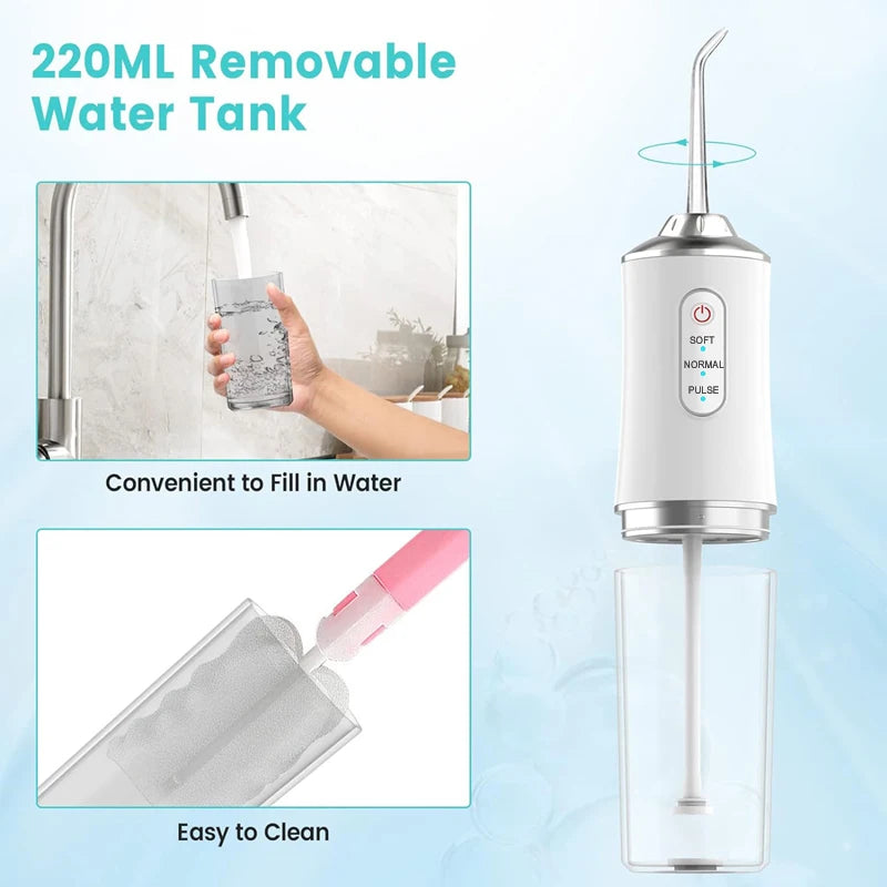 Portable Dental Water Flosser Oral Irrigator - The Grand Bazaar of Australia