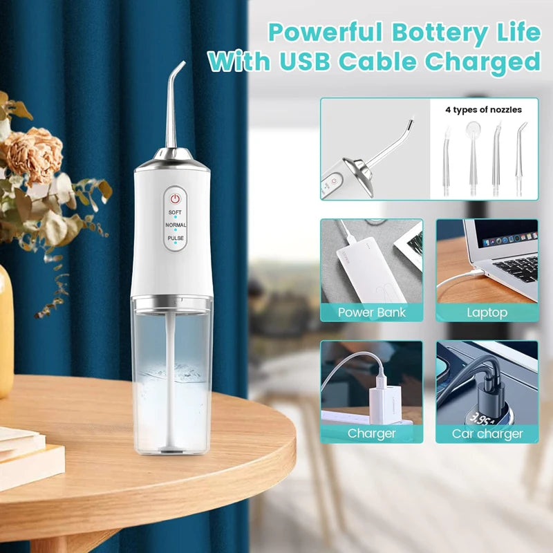 Portable Dental Water Flosser Oral Irrigator - The Grand Bazaar of Australia