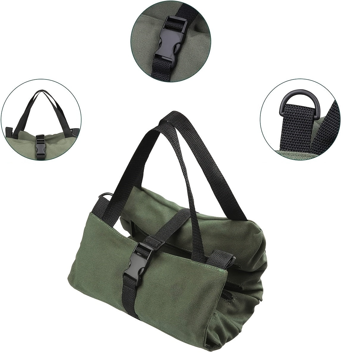 Multi-Purpose Canvas Roll Up Tool Bag - The Grand Bazaar of Australia