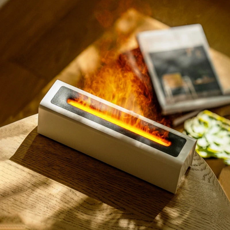 Colorful Simulation Flame Humidification Diffuser - USB Plug - The Grand Bazaar of Australia