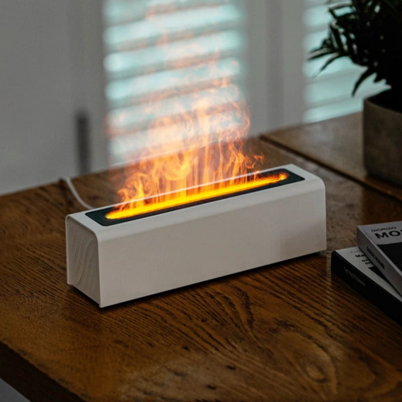 Colorful Simulation Flame Humidification Diffuser - USB Plug - The Grand Bazaar of Australia