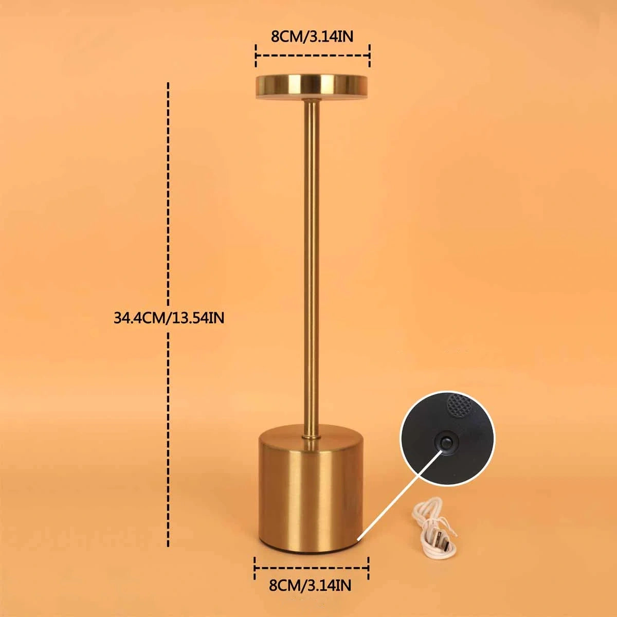 LED Rechargeable Touch Table Lamp - The Grand Bazaar of Australia