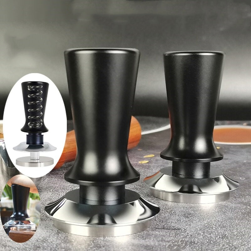 Calibrated Spring Loaded Stainless Steel Espresso Tamper - The Grand Bazaar of Australia