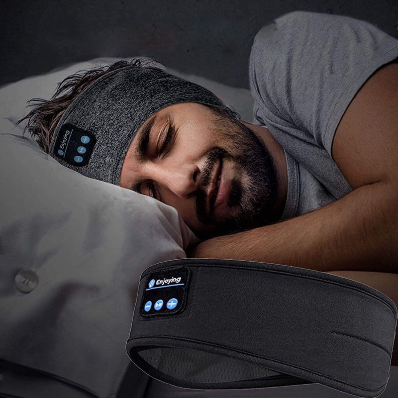 Sleeping Headband Elastic Wireless Headphones Music Eye Mask - The Grand Bazaar of Australia