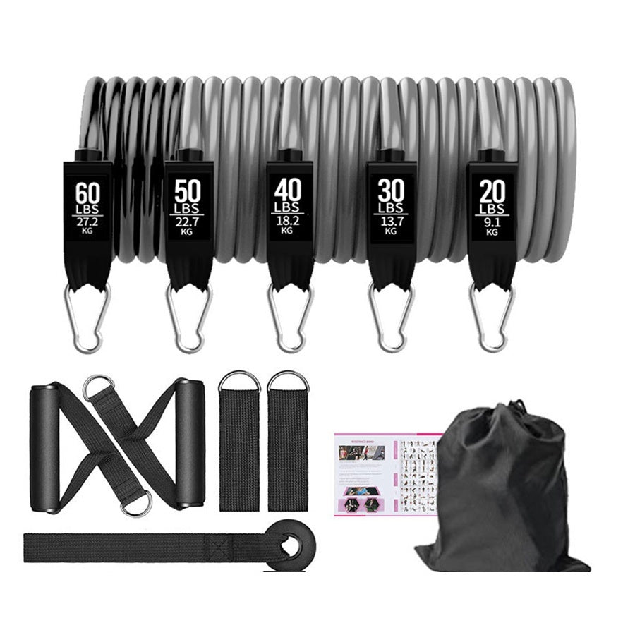 5-Piece Fitness Resistance Band Set - The Grand Bazaar of Australia