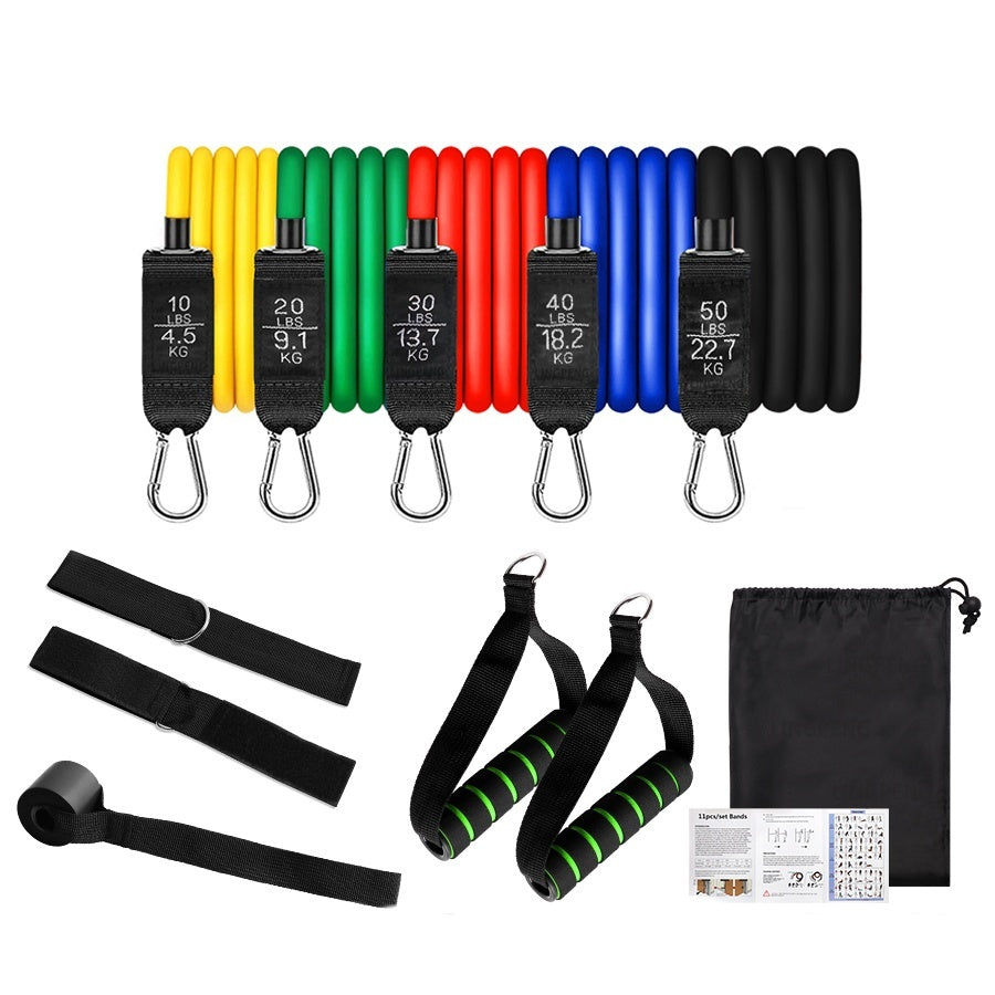 5-Piece Fitness Resistance Band Set - The Grand Bazaar of Australia