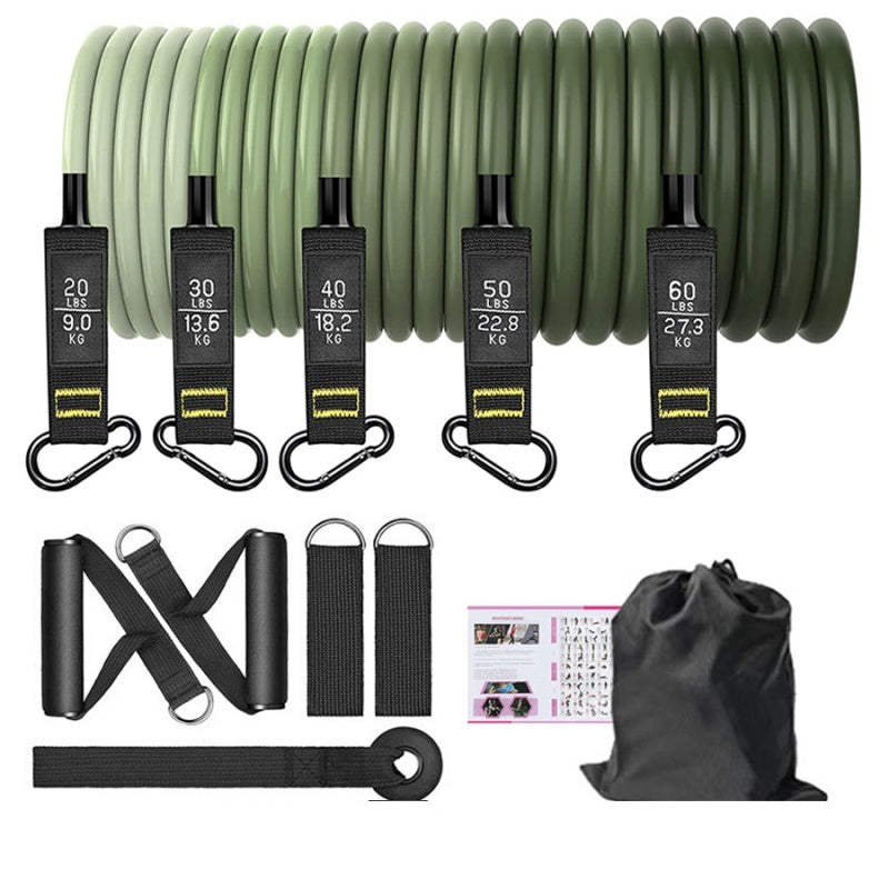 5-Piece Fitness Resistance Band Set - The Grand Bazaar of Australia