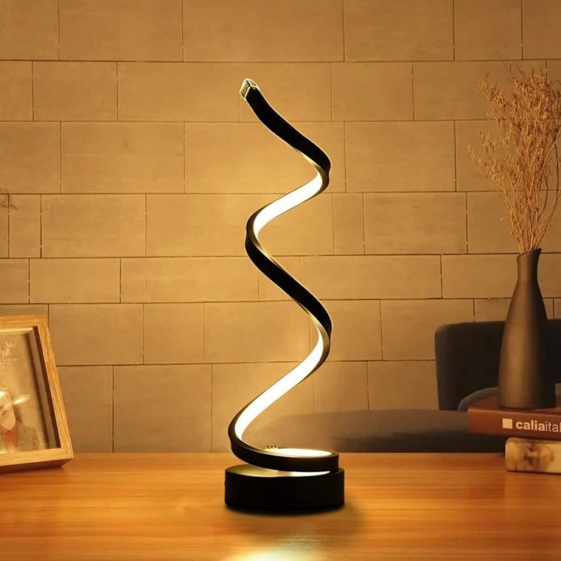 Modern Spiral Dimmable LED Table Lamp - The Grand Bazaar of Australia