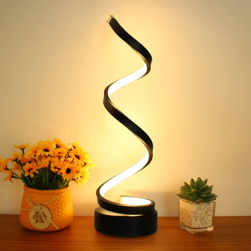 Modern Spiral Dimmable LED Table Lamp - The Grand Bazaar of Australia