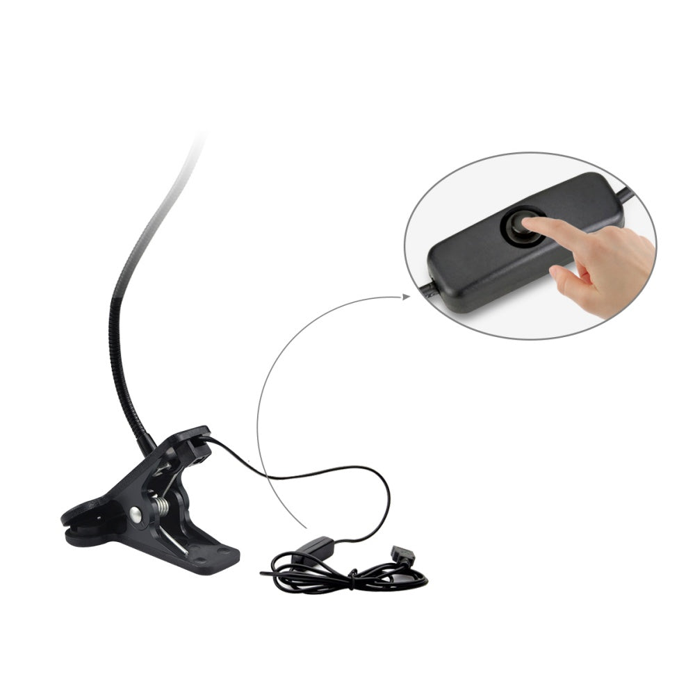 Flexible USB Power Reading Book Light With Holder Clip - The Grand Bazaar of Australia