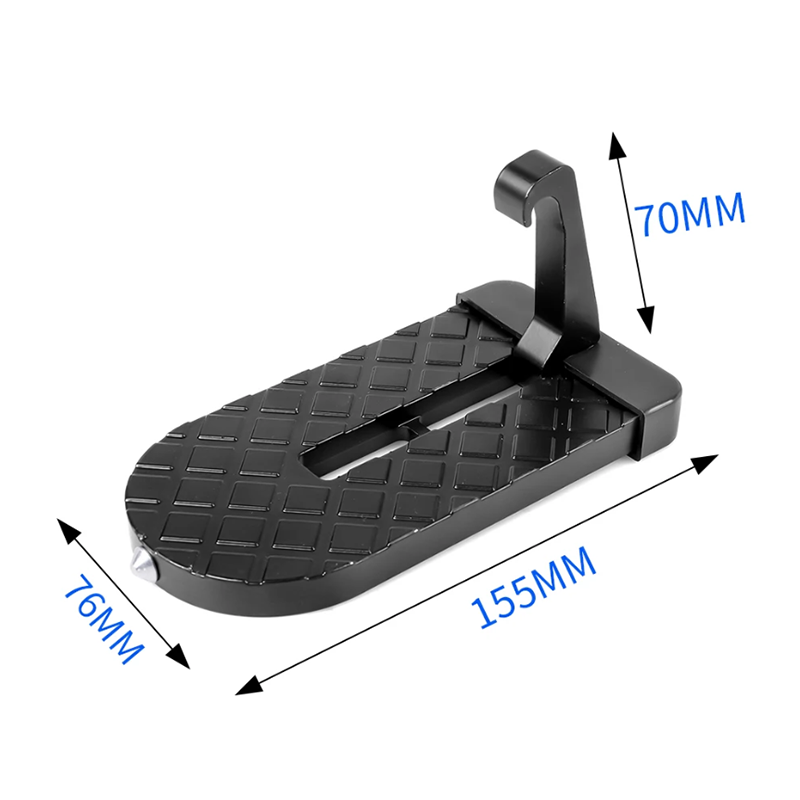 Foldable Car Roof Rack Step Universal Latch Hook Auxiliary Foot Pedal - The Grand Bazaar of Australia