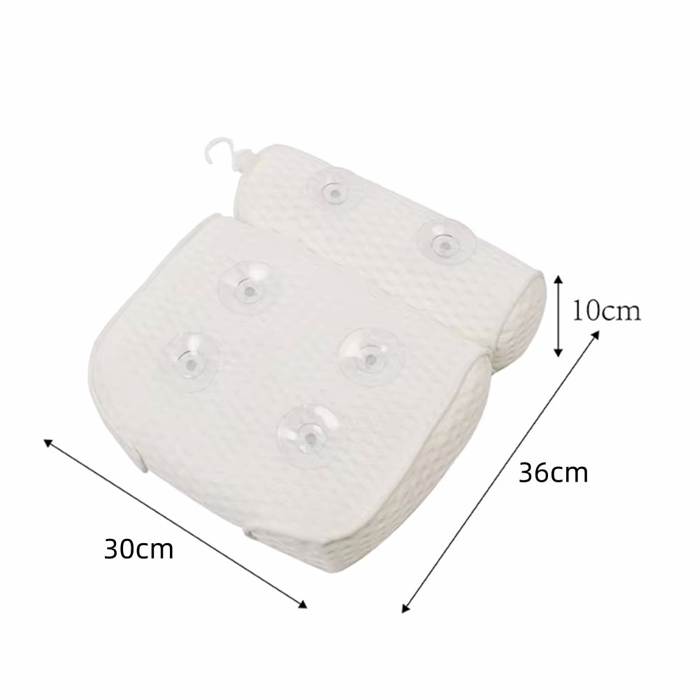 Non-Slip Suction Cups Air Mesh Bath Pillow for Bathtub - The Grand Bazaar of Australia