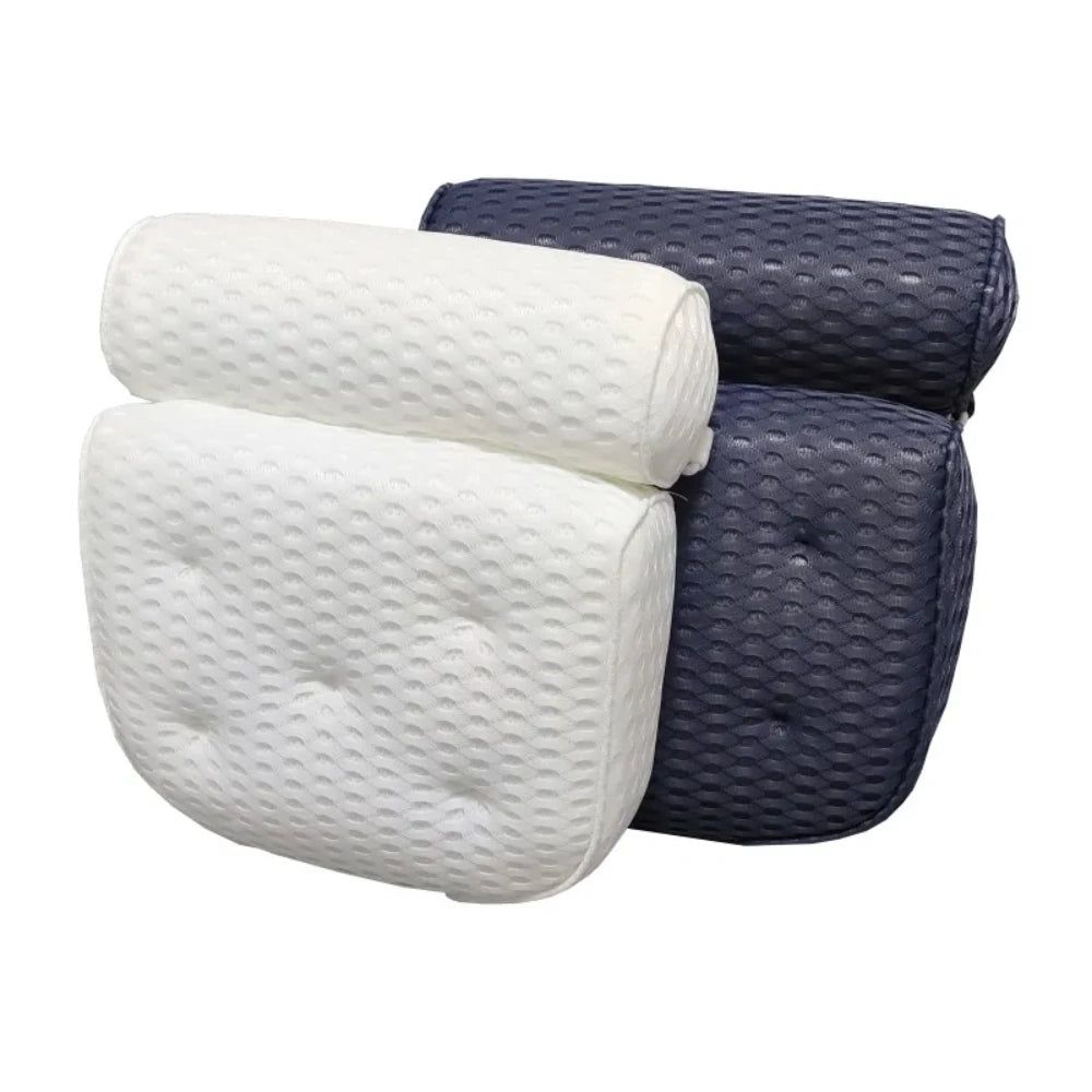 Non-Slip Suction Cups Air Mesh Bath Pillow for Bathtub - The Grand Bazaar of Australia