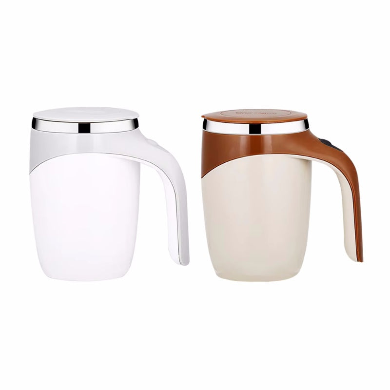 Electric Stainless Steel Rotating Stirring Cup Coffee Mug - Rechargeable - The Grand Bazaar of Australia