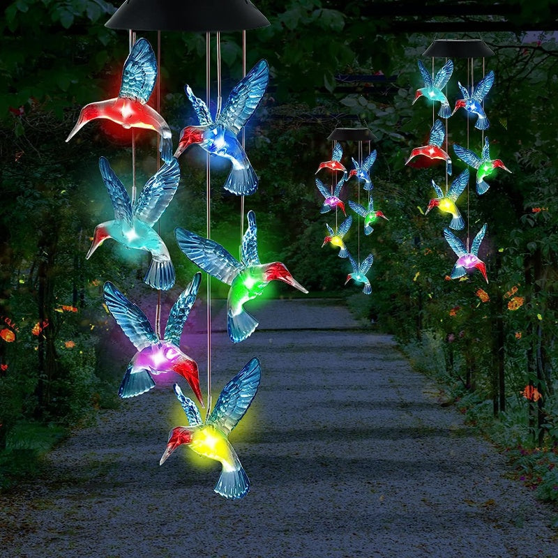 Solar Power Wind Chimes and Pendants for Courtyard and Outdoor - The Grand Bazaar of Australia