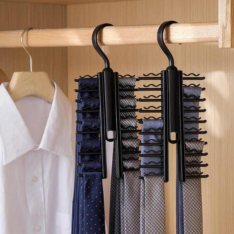 360 Degree Rotating Household Adjustable Tie Storage Rack - The Grand Bazaar of Australia