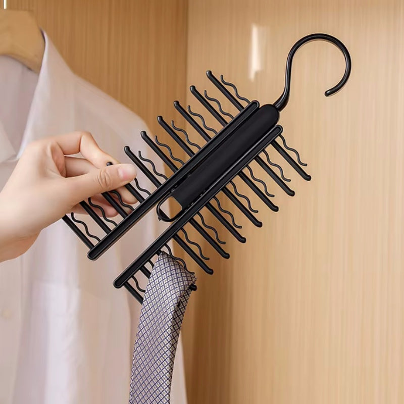 360 Degree Rotating Household Adjustable Tie Storage Rack - The Grand Bazaar of Australia