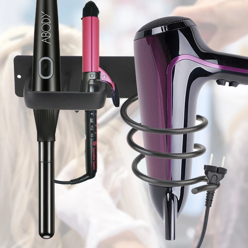 Wall Mounted Hair Dryer Holder Rack - The Grand Bazaar of Australia