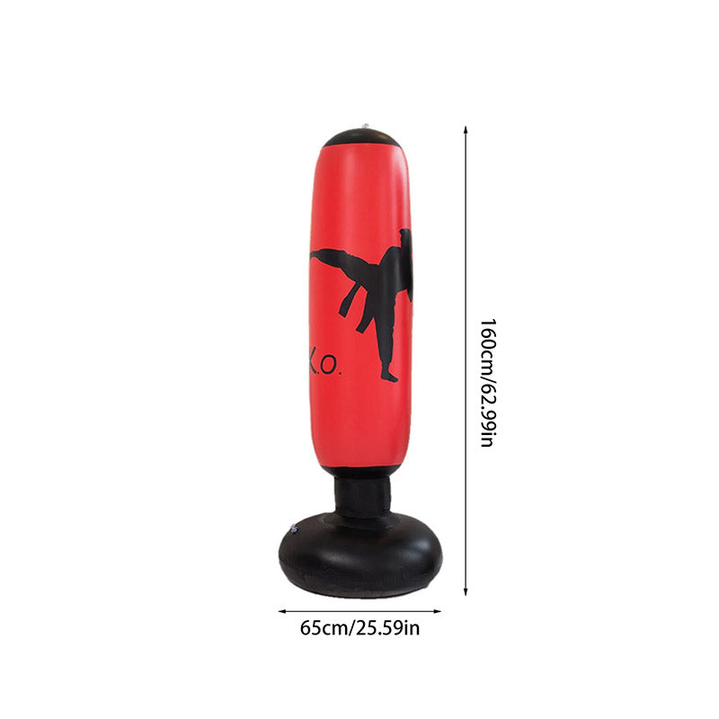 160cm Inflatable Boxing Kicking Sandbag PVC Tumbler Training Target - The Grand Bazaar of Australia