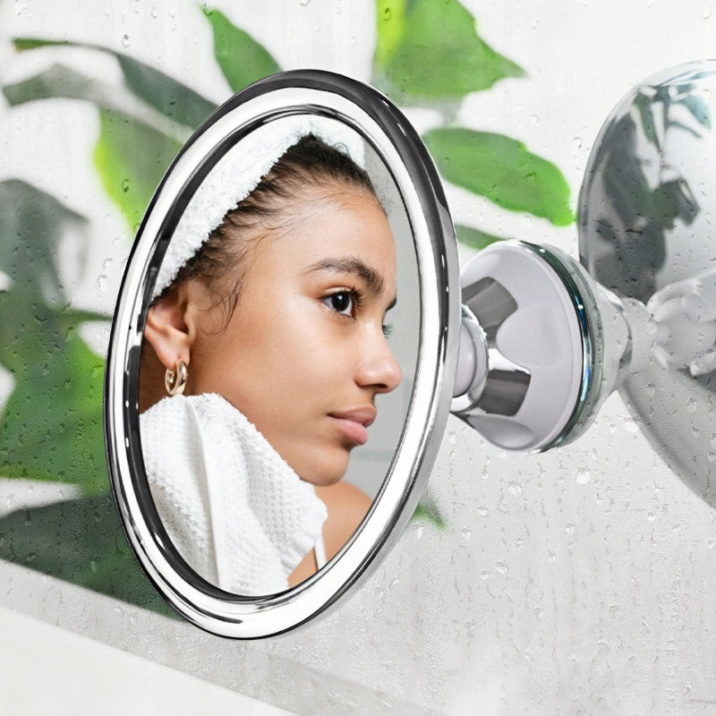 360 Rotating Shower Round Fogless Makeup Mirror With Suction Cup - The Grand Bazaar of Australia