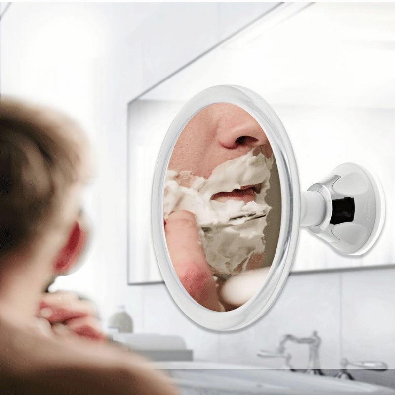 360 Rotating Shower Round Fogless Makeup Mirror With Suction Cup - The Grand Bazaar of Australia