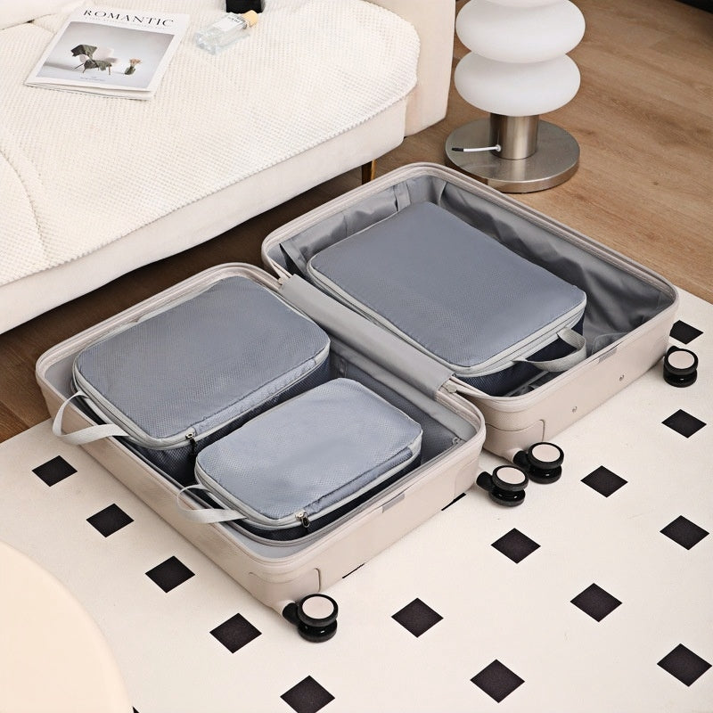 3Pcs Compressible Travel Storage Bag Suitcase Packing Cubes - The Grand Bazaar of Australia