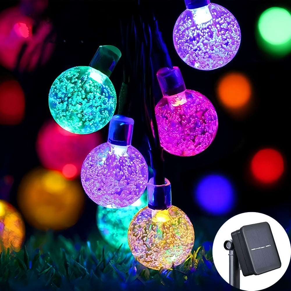 LED Solar Crystal Globe String Lights - The Grand Bazaar of Australia