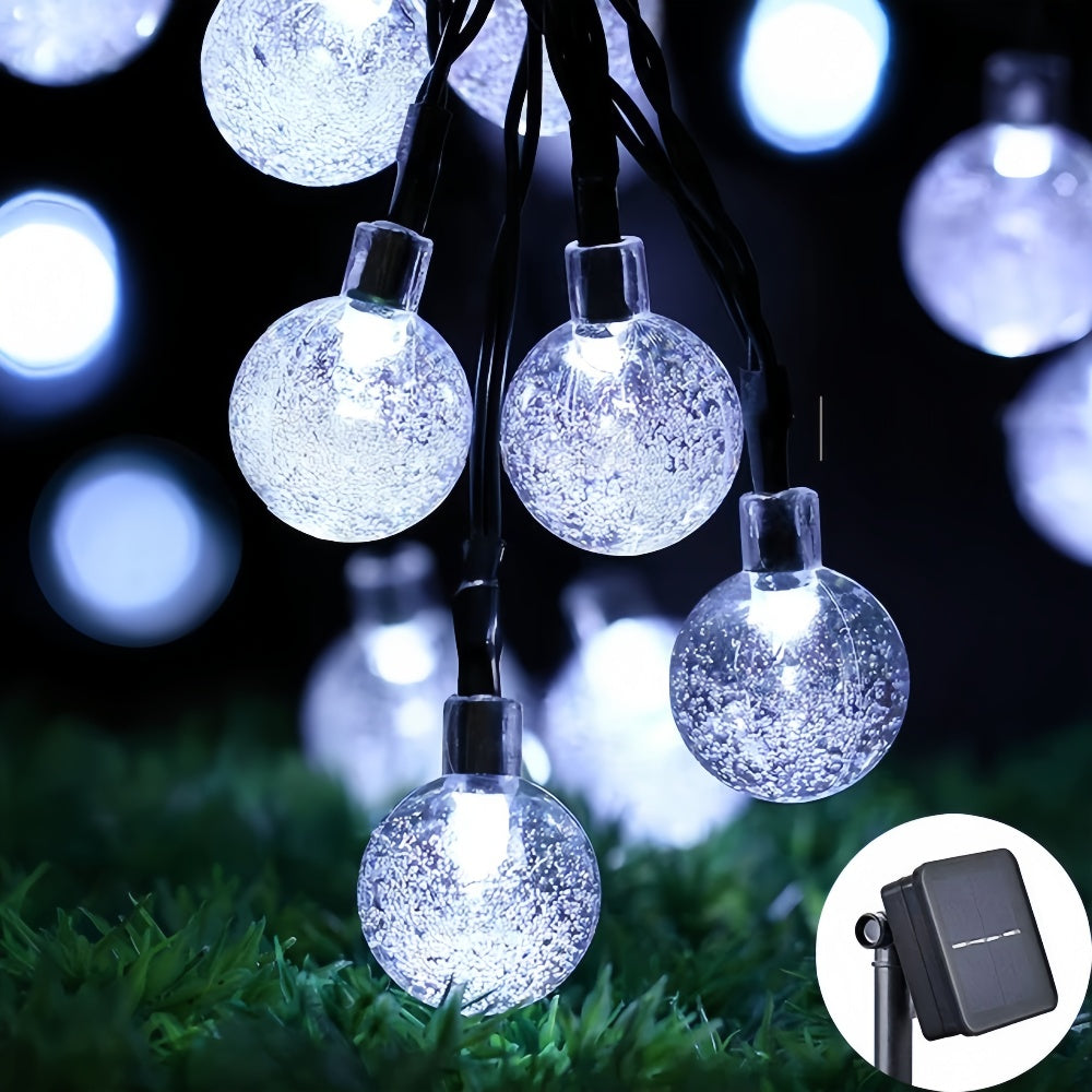 LED Solar Crystal Globe String Lights - The Grand Bazaar of Australia
