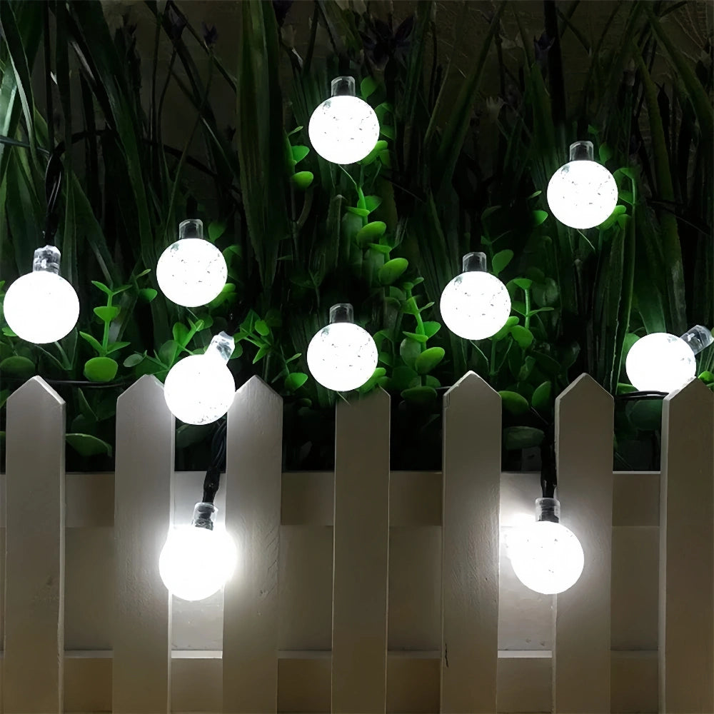 LED Solar Crystal Globe String Lights - The Grand Bazaar of Australia