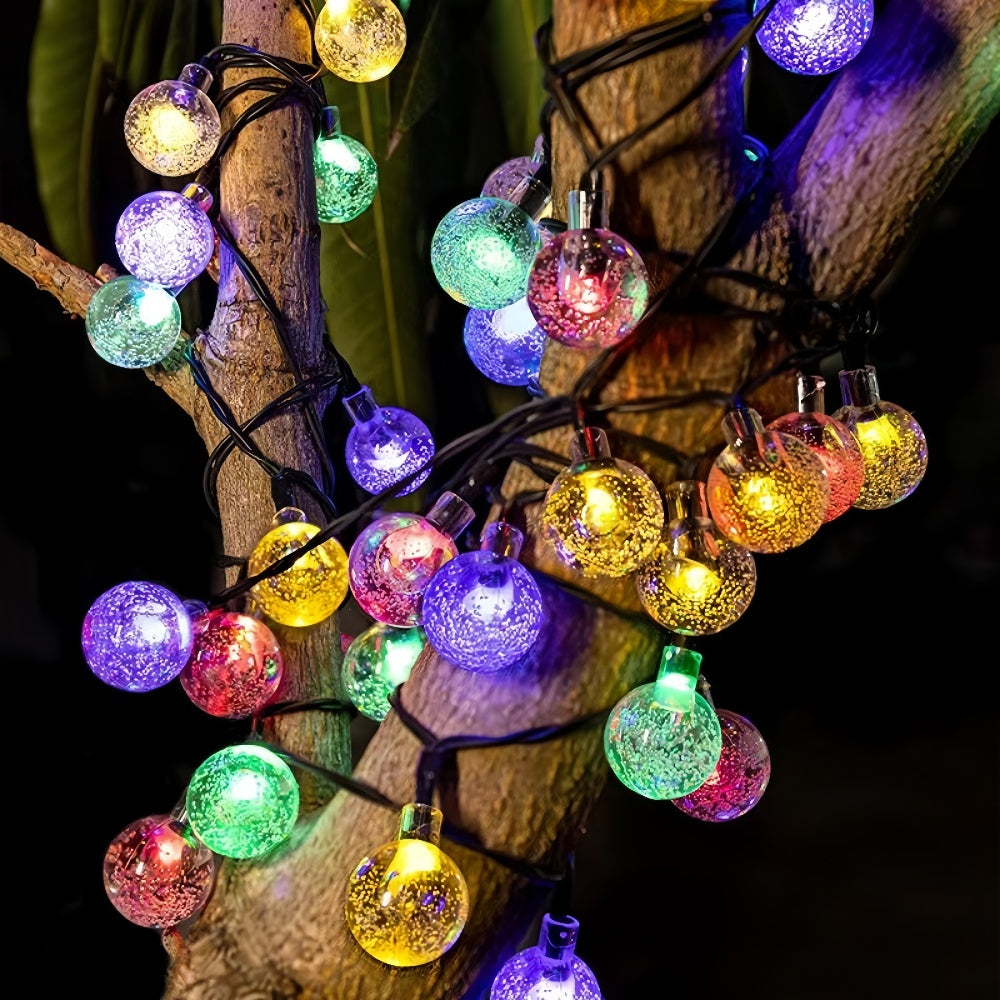 LED Solar Crystal Globe String Lights - The Grand Bazaar of Australia