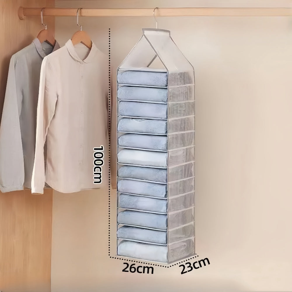 Wardrobe Hanging Storage Bag Cabinet Organizer - The Grand Bazaar of Australia