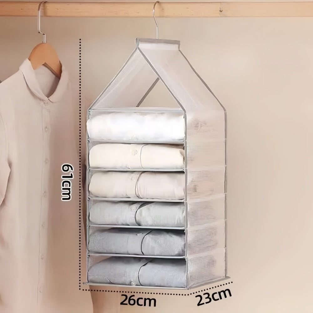 Wardrobe Hanging Storage Bag Cabinet Organizer - The Grand Bazaar of Australia