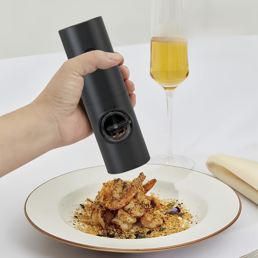 Coarseness Adjustable Refillable Electric Salt And Pepper Grinder - The Grand Bazaar of Australia