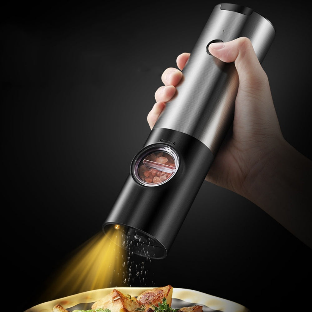 Coarseness Adjustable Refillable Electric Salt And Pepper Grinder - The Grand Bazaar of Australia