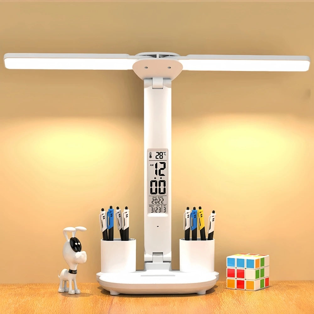 2 Heads 180 Rotate Foldable Eye Protection Desktop Reading Night Lights - The Grand Bazaar of Australia