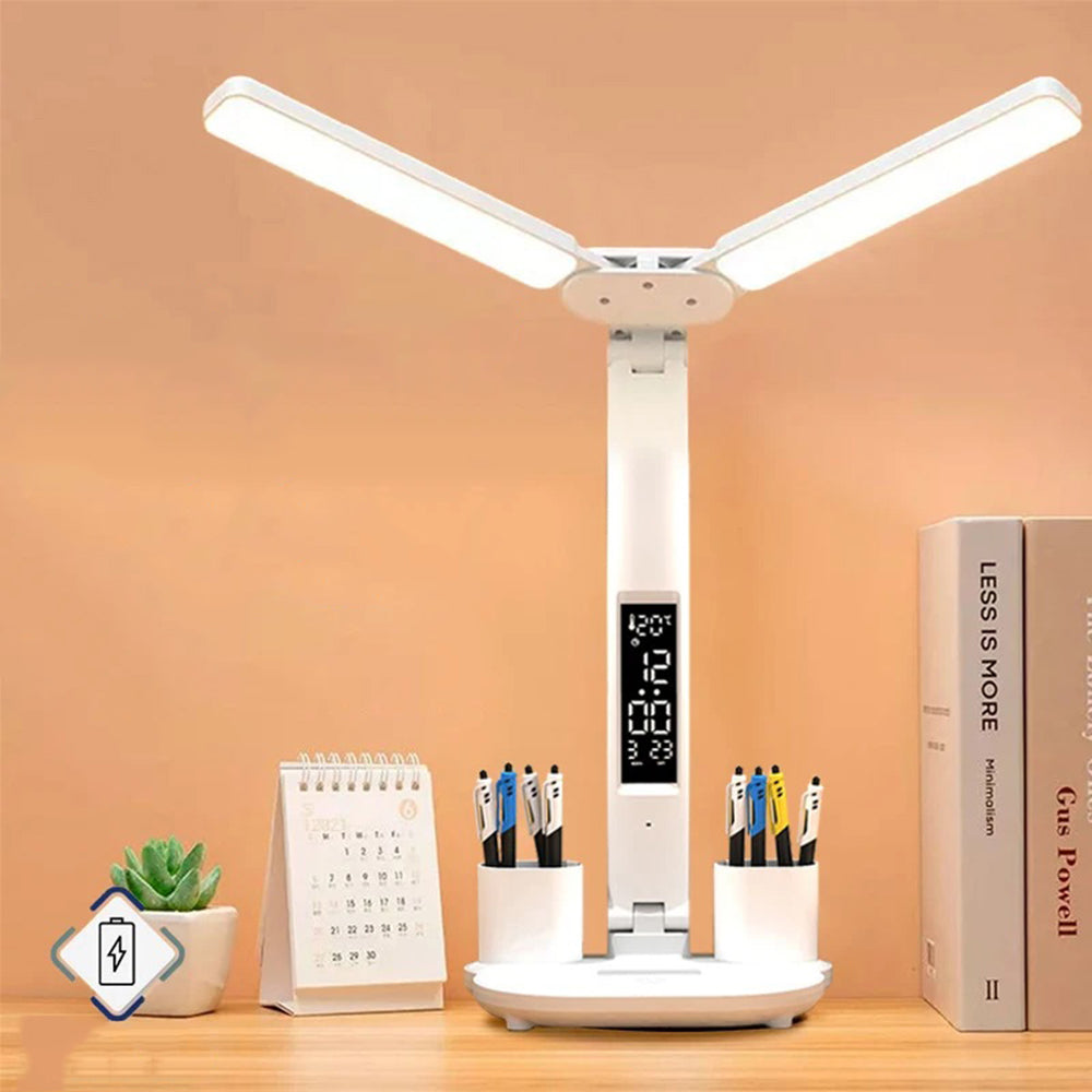 2 Heads 180 Rotate Foldable Eye Protection Desktop Reading Night Lights - The Grand Bazaar of Australia