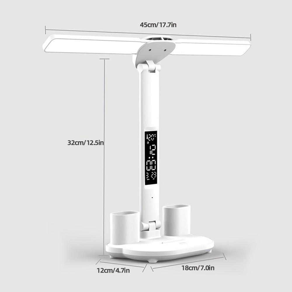 2 Heads 180 Rotate Foldable Eye Protection Desktop Reading Night Lights - The Grand Bazaar of Australia