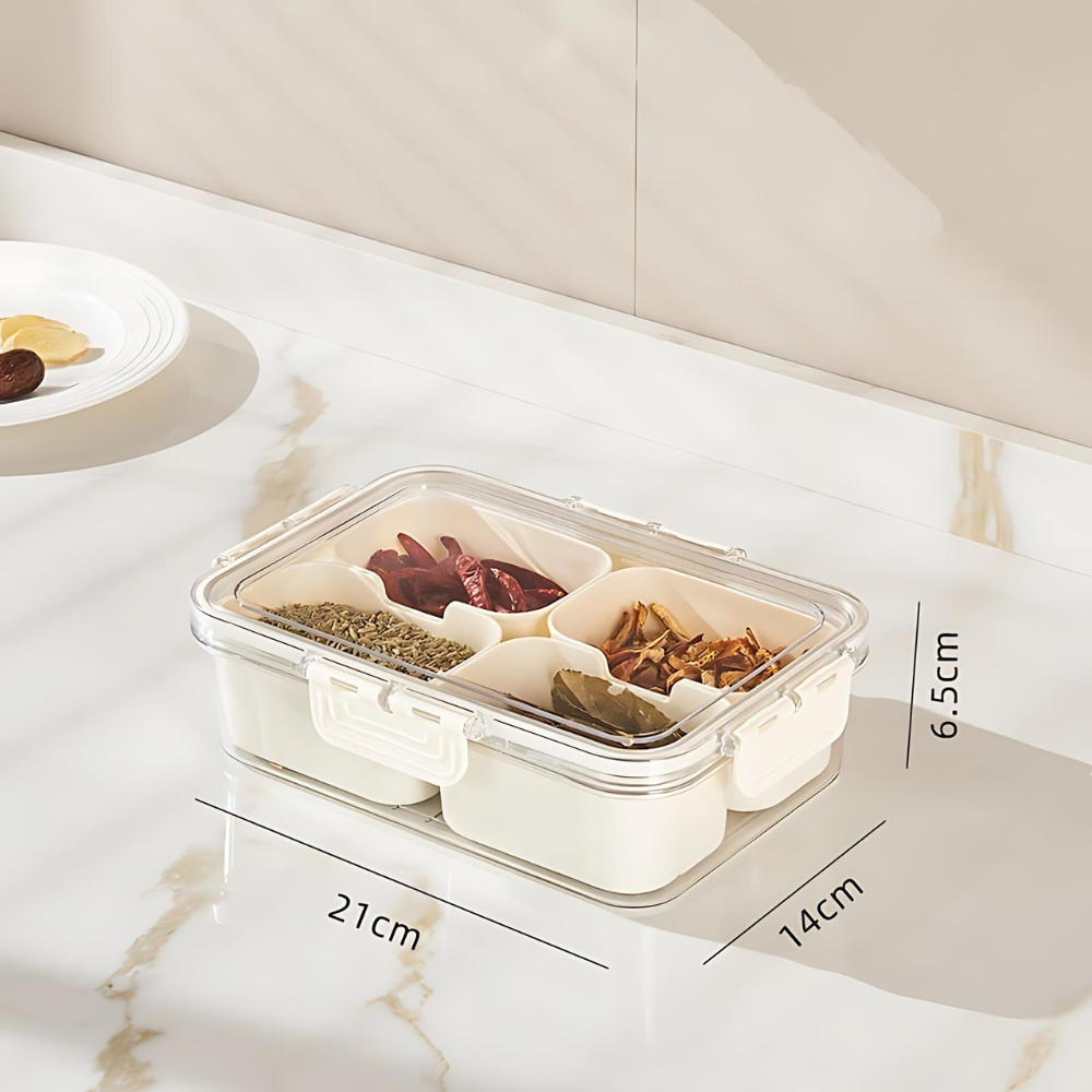 8-Grid Divided Serving Tray Storage Box - The Grand Bazaar of Australia