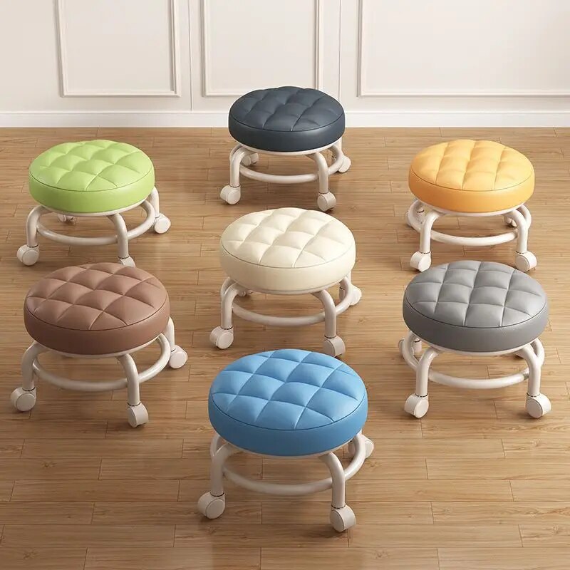 Multi-Functional Pulley Low Stool with Universal Wheels - The Grand Bazaar of Australia