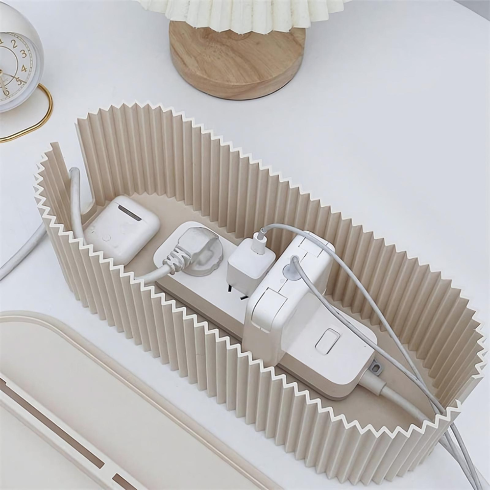 Nordic Plug Board Storage Box Cable Wire Organizer Case - The Grand Bazaar of Australia