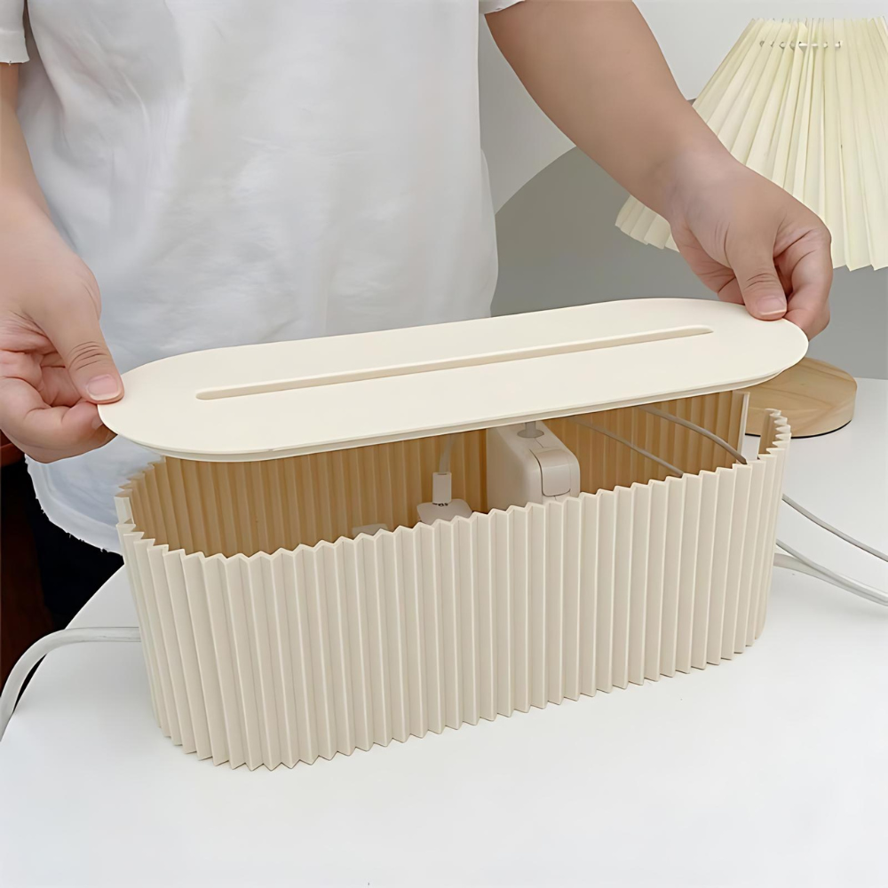 Nordic Plug Board Storage Box Cable Wire Organizer Case - The Grand Bazaar of Australia