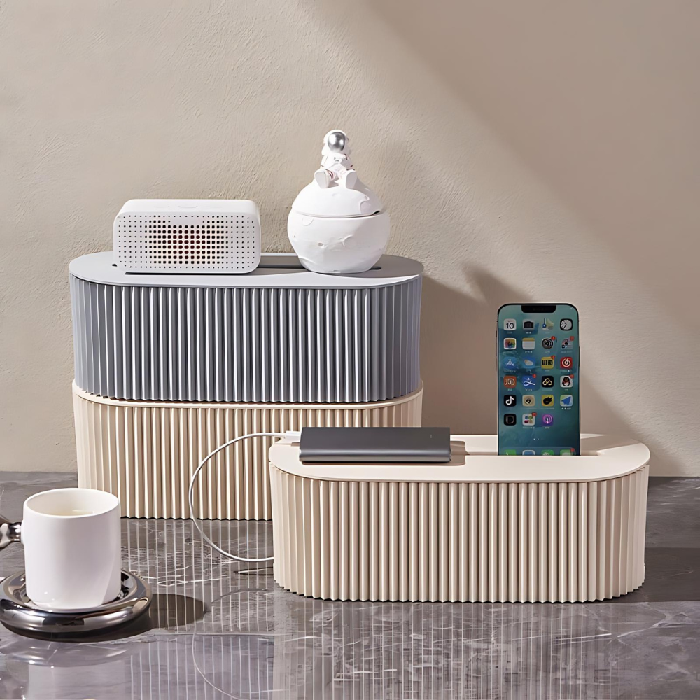 Nordic Plug Board Storage Box Cable Wire Organizer Case - The Grand Bazaar of Australia