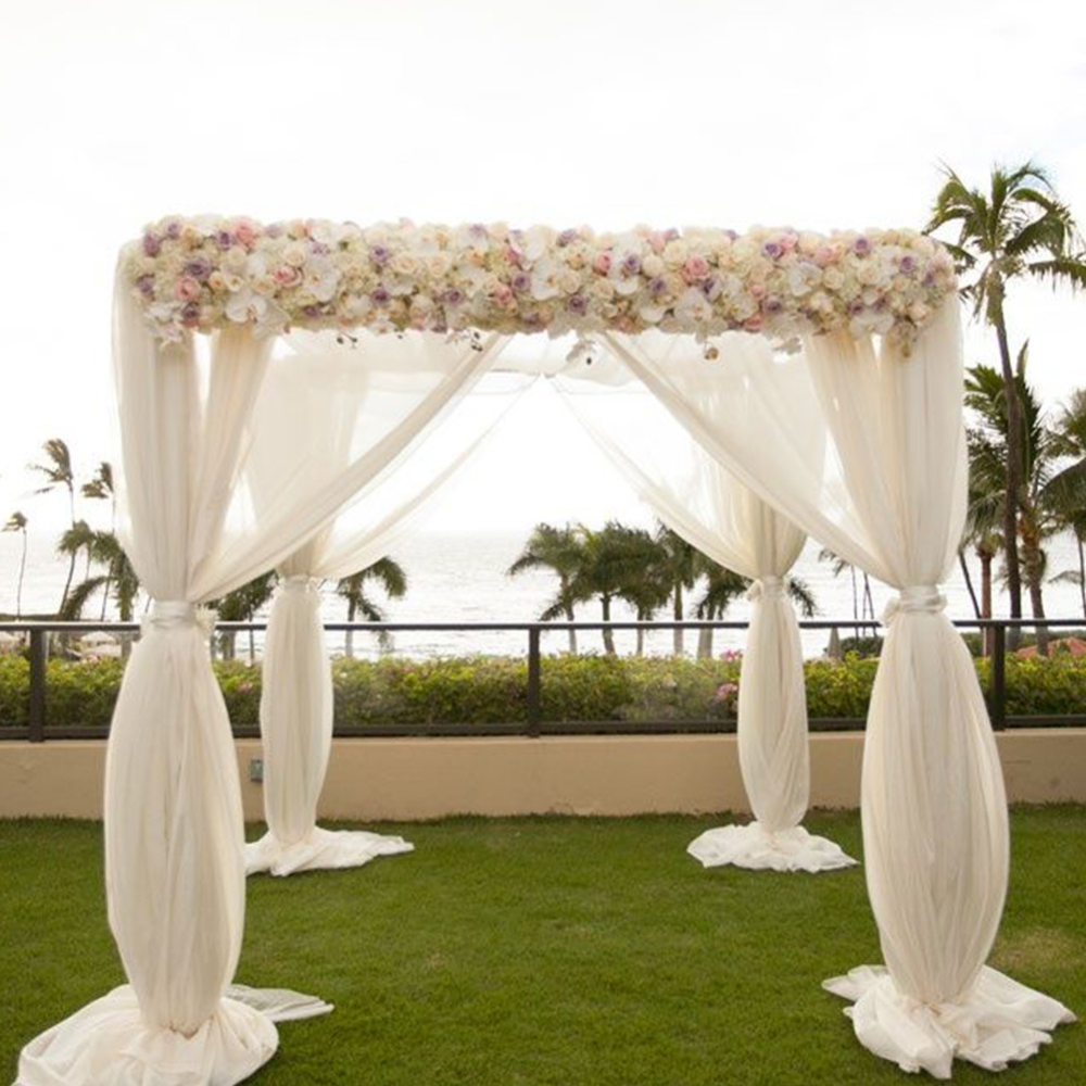 Height Adjustable Heavy Duty Wedding Ceremony Canopy Chuppah Backdrop Stand Kit - The Grand Bazaar of Australia