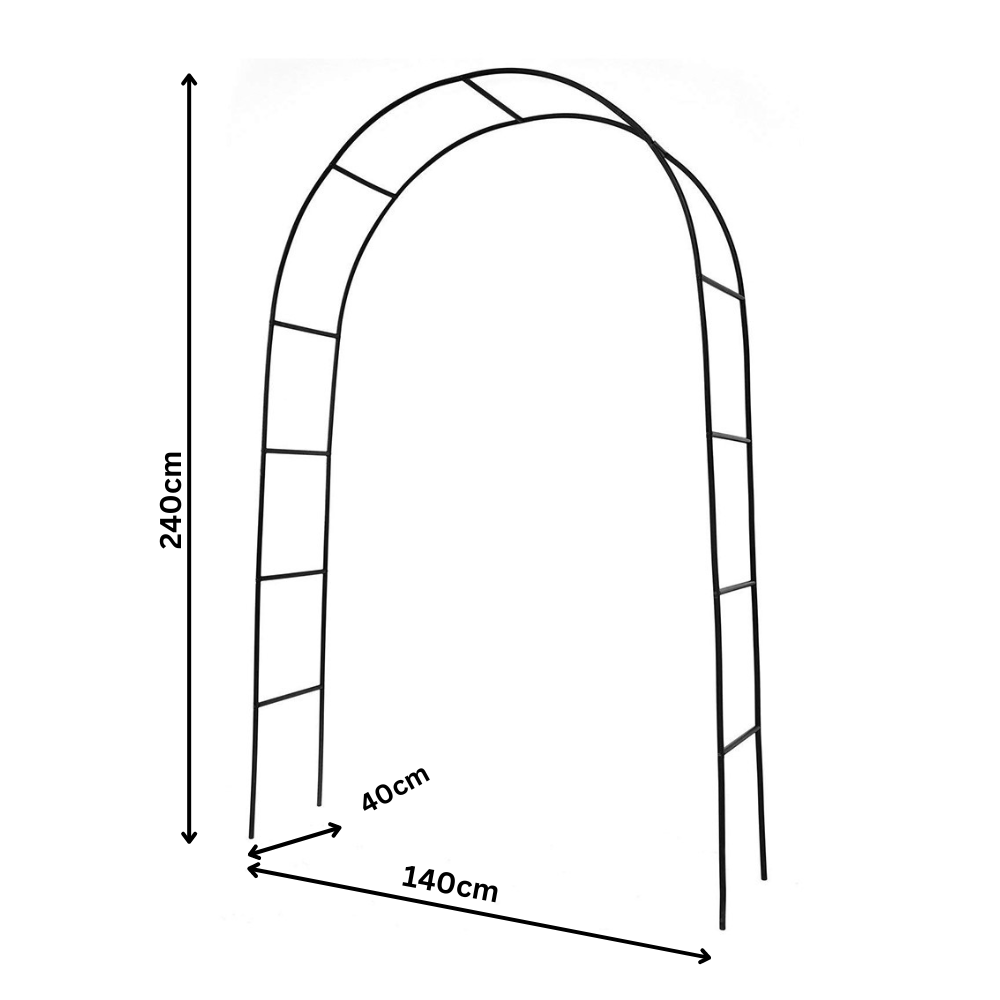 Wedding Garden Arch Arbor Trellis Archway for Climbing Plants Rack - The Grand Bazaar of Australia